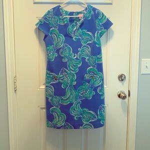 Lilly Pulitzer stretch shift dress- Vintage, XL!